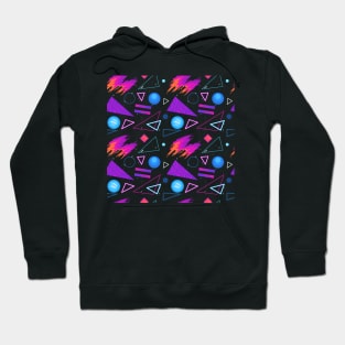 Geometrical Space Pattern Cosmic Pop Art Universe Hoodie